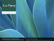 Tablet Screenshot of losagaveshotel.com